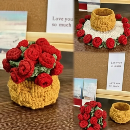 Handmade Crochet Flower Coaster